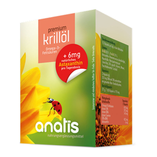 anatis Krill Oil Premium + Astaxanthin (100 caps)