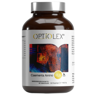 Optiolex Caementa 180 Capsules. Dietary supplements containing amino acids, zinc, vitamins and taurine.
