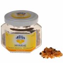 Indigo natural resin Myrrh in a hexagonal jar, 30 g