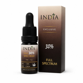 India CBD 30% Full Spectrum 10 ml bottle with dropper...