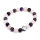 Liebe Freundschaftsarmband Amethyst & Rosenquarz (2er Set)