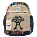 Hemp Backpack Bohdi Tree Design colorful (1 pc.)