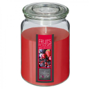 Scented candle Red fruits in glass with lid 510g (1 pc.)