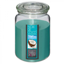 Scented candle Coconut in glass with lid 510g (1 pc.)