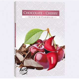 Scented Candles Chocolate-Cherry (6 pcs)