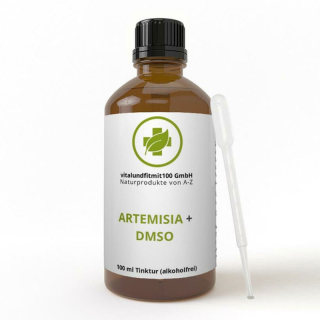 Vital Artemisia + DMSO Tinktur alkoholfrei 100ml. Artemisia + DMSO Tinktur - eine einzigartige, alkoholfreie Zusammensetzung aus Wildwuchs Artemisia Blättern und Wurzeln. Vielseitig anwendbar.