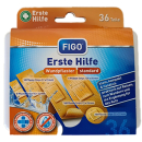 Figo Erste Hilfe Wundpflaster 36 Strips (Set)