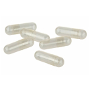 Transparent Vegan Capsules / 100 empty capsules size 0