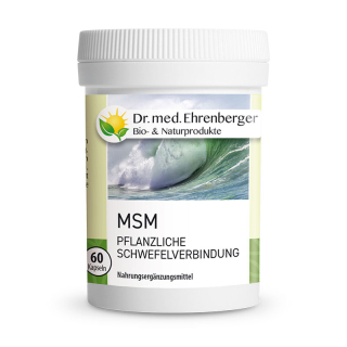 dr ehrenberger msm schwefel nahrungsergänzung kapseldose mit gut lesbarem etikett. 150 Kapseln. Nahrungsergänzungsmittel. Unterstützen Sie Ihren Körper auf natürliche Weise. Jetzt online bestellen!