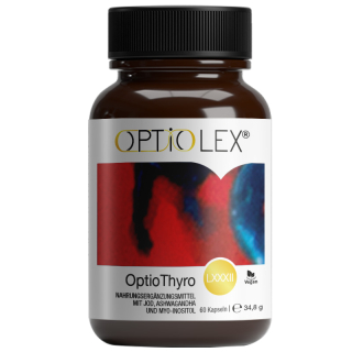 Optiolex OptioThyro 60 Kapseln Dose mit Jod, Ashwagandha...