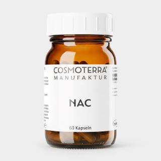 Cosmoterra NAC 60 Kapseln im braunen Glas mit 600 mg...
