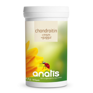 anatis Chondroitin +MSM +Guggul Dose mit 180 veganen...