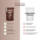 nutri+ 3K Proteinpulver Schokolade Vegan Probe (30g)