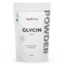 nutri+ Glycine Powder 500 g, white stand-up pouch, vegan