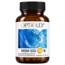 Optiolex MSM 500, Braunglas mit 180 veganen Kapseln,...