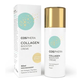 Cosphera Collagen Booster Cream 50 ml pump bottle with box