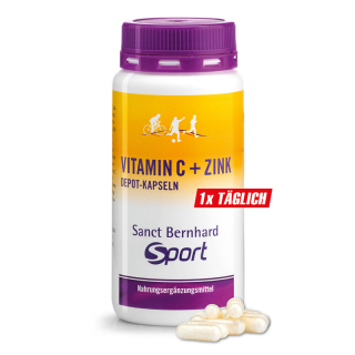 Aktiv3 Vitamin C + Zink Depot-Kapseln (180)