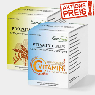 Cosmoterra Propolis Plus + Vitamin C Plus (1 set)