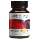 Optiolex Microbiome 13, 60 capsules. Dietary supplement containing probiotics and prebiotic for healthy digestion. Unique probiotic bacterial mix with 13 different strains.