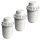 Sanuslife ECAIA Carafe Replacement Cartridge, Supply pack. 3 pieces of special bio-ceramics take over the mineral ionization and filter pollutants up to 99 percent from the water.