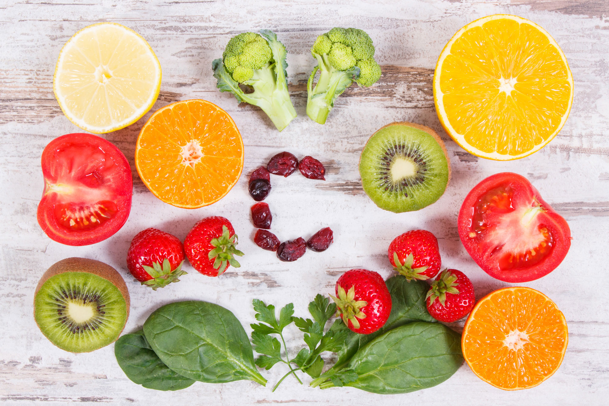 Vitamin C in Obst und Gemüse